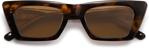 SOJOS المستطيل العصبي المستقطب النظارات الشمسية للنساء الرجال الرجعية الضيقة cateye sunnies SJ2354 in Saudi Arabia