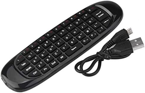 A0KB ماوس هوائي صغير C120 يطير ماوس هوائي لوحة مفاتيح لاسلكية Airmouse ل تي في بوكس ​​أندرويد/PC/TV TV لوحة مفاتيح صغيرة محمولة in Kuwait