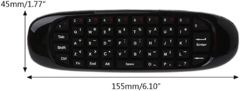 A0KB ماوس هوائي صغير C120 يطير ماوس هوائي لوحة مفاتيح لاسلكية Airmouse ل تي في بوكس ​​أندرويد/PC/TV TV لوحة مفاتيح صغيرة محمولة in Kuwait