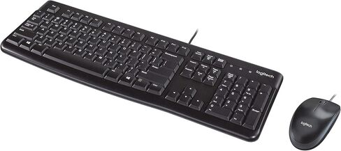 Logitech Desktop MK120 Durable, Comfortable, USB Mouse and keyboard Combo (Renewed) in Saudi Arabia