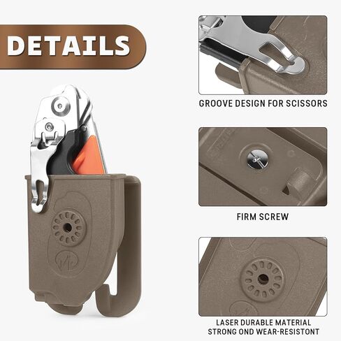 Tactical Multi-Tool Plier Trauma Shears Holder,Belt Clip Emergency Sheath for Raptor Scissors,EDC Trauma Tool Holder Foldable Comfortable for Nurses, EMTs, ER Techs. in Saudi Arabia