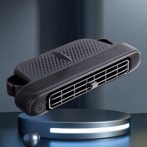 مروحة المقعد الخلفي للسيارة USB المحمولة بثلاث سرعات - مروحة مسند رأس كهربائية 5 فولت/2 أمبير لسيارات السيدان والمركبات الترفيهية والسيارات الصغيرة in Kuwait