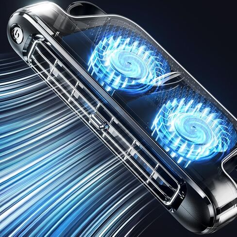 مروحة المقعد الخلفي للسيارة USB المحمولة بثلاث سرعات - مروحة مسند رأس كهربائية 5 فولت/2 أمبير لسيارات السيدان والمركبات الترفيهية والسيارات الصغيرة in Kuwait