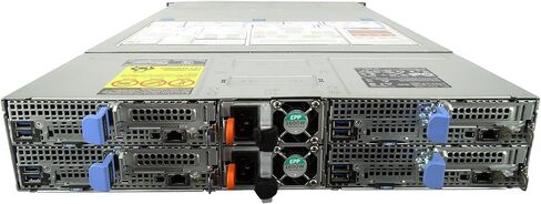 Dell PowerEdge C6420 4-Node، 8X Platinum 8173M 2.0 جيجا هرتز 28-Core CPU، 512GB DDR4 RAM، H330، 24x 3.84TB 12G SAS SSD (متجدد) in Saudi Arabia