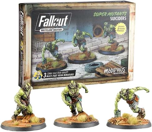 Modiphius Fallout - Wasteland Warfare - Super Mutants Tabitha and Raul, Various in Saudi Arabia