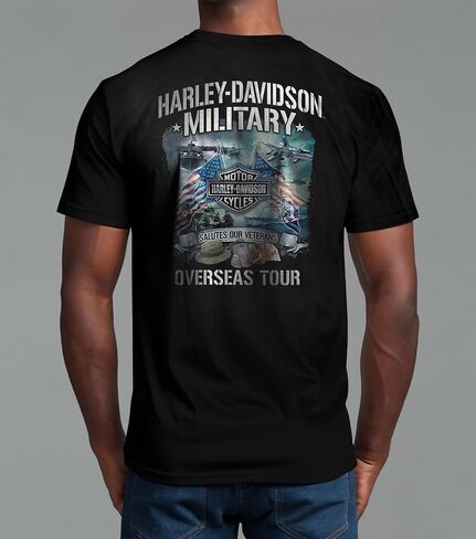 Harley-Davidson Military I Incrivation Bar & Shield | H-D المرخصة العسكرية في الخارج جولة أحيي قدامى المحاربين لدينا in Saudi Arabia