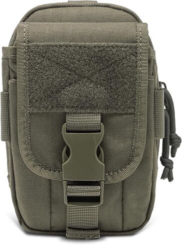 TSPRO Tactical Molle EDC Pouch Utility Tool Pouches Organizer Phone Holster Durable Belt Waist Bag Military Gear Gadget Pocket with Smartphone Pack in Saudi Arabia
