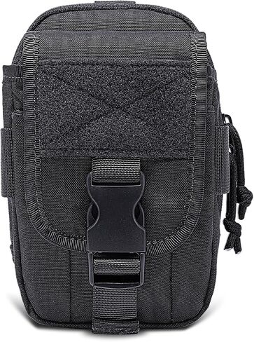 TSPRO Tactical Molle EDC Pouch Utility Tool Pouches Organizer Phone Holster Durable Belt Waist Bag Military Gear Gadget Pocket with Smartphone Pack in Saudi Arabia