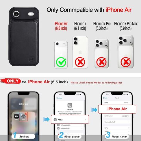 VANAVAGY متوافق مع حافظة محفظة iPhone 17 Pro مع حامل بطاقات RFID، [واقي شاشة] فتحات بطاقة من جلد البولي يوريثان بمسند مغناطيسي حافظة مقاومة للصدمات للنساء والرجال، أرجواني قرنفلي in Saudi Arabia
