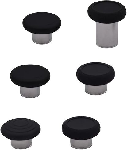 6 in 1 Metal Thumbsticks for Xbox One Elite Series 2, Elite 2 Core Controller Thumbsticks Joystick Replacement for Xbox Elite Series 2, Includes 1 Tall, 1 Wide Dome, 2 Standard, 2 Classic (Blue) in Saudi Arabia