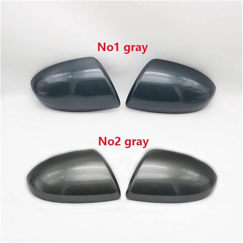 Compatible with 3 BL 2009-2013 Car Outside Reverse Mirror Cap Wing Door Side Mirror Housing (Color : No2 Gray Left)(Ice Blue Left) in Kuwait