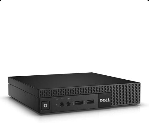 كمبيوتر سطح المكتب Dell OptiPlex 3020 Mini، Windows 11 Pro، Intel Core i3-4130T، 8GB DDR4، 128GB SSD، ماوس، لوحة مفاتيح (متجدد) in Saudi Arabia