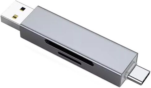 قارئ بطاقة SD، محول بطاقة USB C إلى Micro SD عالي السرعة USB 2.0 فتحات مزدوجة لـ SD/Micro SD/SDHC/SDXC/MMC in Saudi Arabia