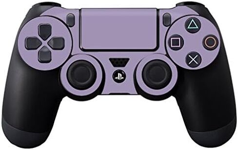 MightySkins Skin Compatible with Sony PS4 Controller - Solid Lavender | Protective, Durable, and Unique Vinyl Decal wrap Cover | Easy to Apply, Remove, and Change Styles | Made in The USA in Saudi Arabia