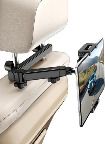 Tablet Holder for Car, Angle-Adjustable Car Headrest Mount Holder for Kids, Road Trip Essentials Compatible with 5.5-11" Devices (2 Pack) in Saudi Arabia