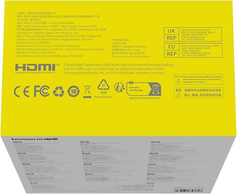 محطة إرساء Baseus، Spacemate (Windows) شاشة ثلاثية 11 في 1، 4K@60 هرتز HDMI&DP، منافذ USB A/C بسرعة 10 جيجابت في الثانية، جيجابت إيثرنت، صوت 3.5 مم، 100 وات PD، محطة إرساء للكمبيوتر المحمول Dell/HP/Lenovo/Asus/Acer in Saudi Arabia
