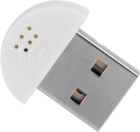 ميكروفون صغير VBESTLIFE USB 2.0، توصيل وتشغيل الكمبيوتر المكتبي للكمبيوتر المحمول لسكايب، MSN، البحث الصوتي والألعاب، 360 اتجاهي (أسود) in Saudi Arabia