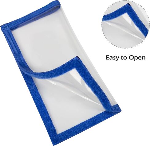 5 Pack Fishing Lure Wraps – Transparent Hook-and-Loop Covers for Crankbaits, Swimbaits, Fishing Rods & Poles in Saudi Arabia