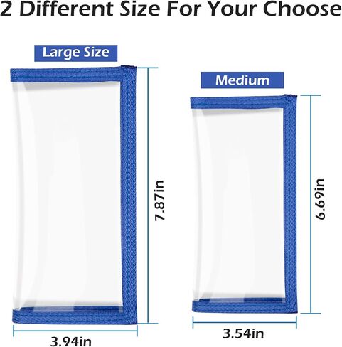 5 Pack Fishing Lure Wraps – Transparent Hook-and-Loop Covers for Crankbaits, Swimbaits, Fishing Rods & Poles in Saudi Arabia