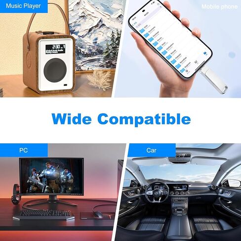 محرك فلاش USB سعة 16 جيجابايت، محرك فلاش USB C مزدوج USB 3.2 محرك فلاش من النوع C + USB A محرك إبهام، غلاف معدني، تصميم دوار، محرك القفز للكمبيوتر الشخصي والهواتف الذكية والكمبيوتر اللوحي وأجهزة Mac، فضي in Kuwait