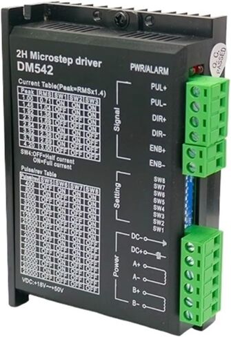 Digital Stepper Motor Driver DM542 2 Phase 4.2A for 23 Stepper Motor NEMA23 Stepper Motor Controller in Saudi Arabia