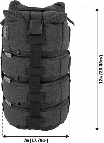 Allen Company Eliminator Stacker Shooting Bag, 4-Piece, Black in Saudi Arabia