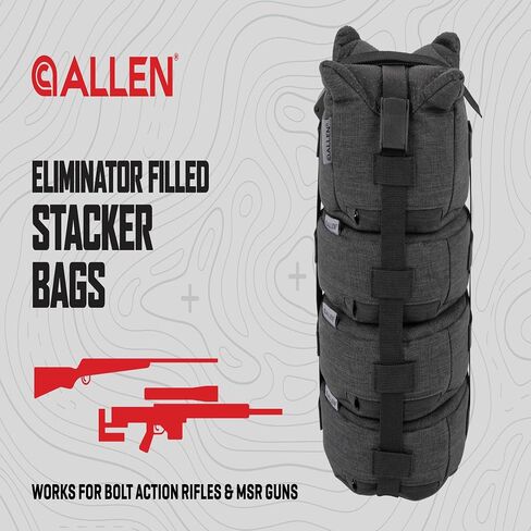 Allen Company Eliminator Stacker Shooting Bag, 4-Piece, Black in Saudi Arabia