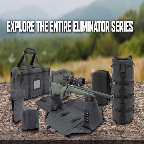 Allen Company Eliminator Stacker Shooting Bag, 4-Piece, Black in Saudi Arabia