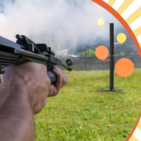 مجموعة أدوات مبارزة لشجرة المبارزة مقاس 3 بوصة و4 بوصة و6 بوصة و8 بوصة × 3/8 بوصة لـ 22 حامل هدف إطلاق النار على شجرة المبارزة مع قاعدة 5 شوكات، ومجاديف فولاذية سميكة AR500 لنطاق الرماية في الهواء الطلق in Kuwait