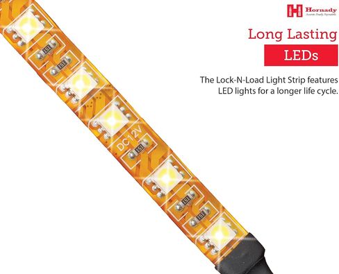 شريط إضاءة LED Hornady Lock N Load - مثالي لمقعد إعادة التحميل الخاص بك - أضف ضوءًا إضافيًا لتقليل الظلال - يتم توصيله بمنفذ 100 فولت، مصابيح LED طويلة الأمد in Kuwait
