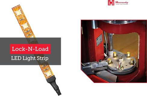 شريط إضاءة LED Hornady Lock N Load - مثالي لمقعد إعادة التحميل الخاص بك - أضف ضوءًا إضافيًا لتقليل الظلال - يتم توصيله بمنفذ 100 فولت، مصابيح LED طويلة الأمد in Kuwait