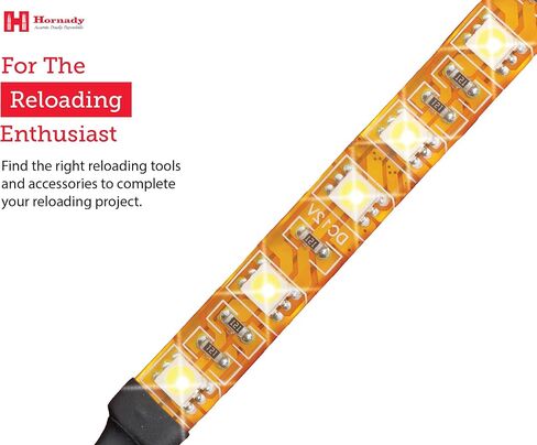شريط إضاءة LED Hornady Lock N Load - مثالي لمقعد إعادة التحميل الخاص بك - أضف ضوءًا إضافيًا لتقليل الظلال - يتم توصيله بمنفذ 100 فولت، مصابيح LED طويلة الأمد in Kuwait