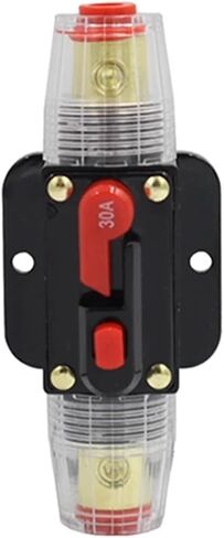 20/30/40/50/60/80/100/125/150A 12V Car Audio Modification Stereo Amplifier Circuit Breaker Automatic Reset Fuse Holder Switch(150A) in Saudi Arabia