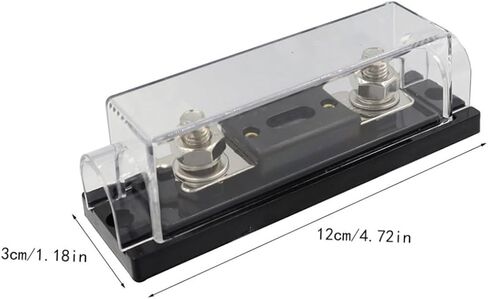 Alipis Fuse Holder Fuse Holder for Automotive Rv Boat and Agricultural Vehicles High-Strength Easy to Install Compatible Gauge Terminals in Saudi Arabia