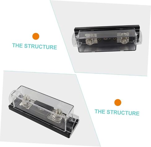 Alipis Fuse Holder Fuse Holder for Automotive Rv Boat and Agricultural Vehicles High-Strength Easy to Install Compatible Gauge Terminals in Saudi Arabia