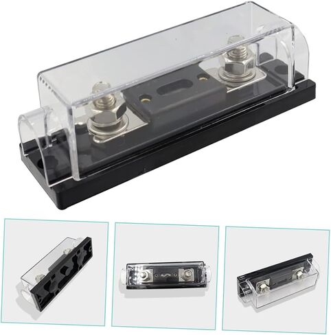 Alipis Fuse Holder Fuse Holder for Automotive Rv Boat and Agricultural Vehicles High-Strength Easy to Install Compatible Gauge Terminals in Saudi Arabia