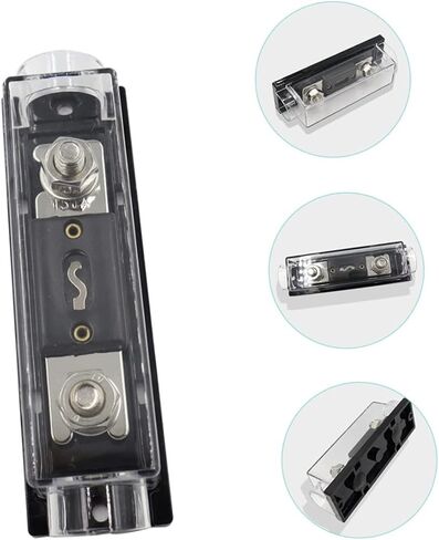 Alipis Fuse Holder Fuse Holder for Automotive Rv Boat and Agricultural Vehicles High-Strength Easy to Install Compatible Gauge Terminals in Saudi Arabia