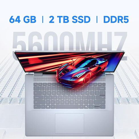 Dell Inspiron Plus 16 AI Laptop, 16.0" 2.5K 120Hz Display, Intel 16-Core Ultra 7-155H(Up to 4.8GHz), GeForce RTX 4060, 64 GB DDR5, 2 TB SSD, Backlit Copilot Key, Windows 11 Pro in Saudi Arabia
