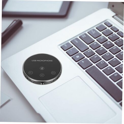 ميكروفون USB متعدد الاتجاهات للمؤتمرات، ميكروفون للكمبيوتر المكتبي للاجتماعات، تدفق الألعاب، تصميم محمول خفيف الوزن in Kuwait