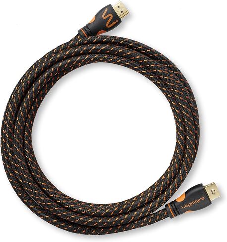 كابل HDMI عالي السرعة 10 أقدام 4K - 18 جيجابت في الثانية HDMI 2.0 (4K @ 60 هرتز HDR UHD 4:4:4 Chroma) - إيثرنت - رأس القفل - لون عميق فائق الدقة مع ARC، ثلاثي الأبعاد، HDCP 2.2، 28AWG، مطلي بالذهب in Saudi Arabia
