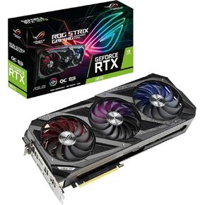 بطاقة رسومات الألعاب ASUS ROG STRIX NVIDIA GeForce RTX 3070 (PCIe 4.0، 8 جيجابايت GDDR6، HDMI 2.1، DisplayPort 1.4a، تصميم مروحة Axial-Tech، 2.9 فتحة، Super Alloy Power II، GPU Tweak II) (متجدد) in Kuwait