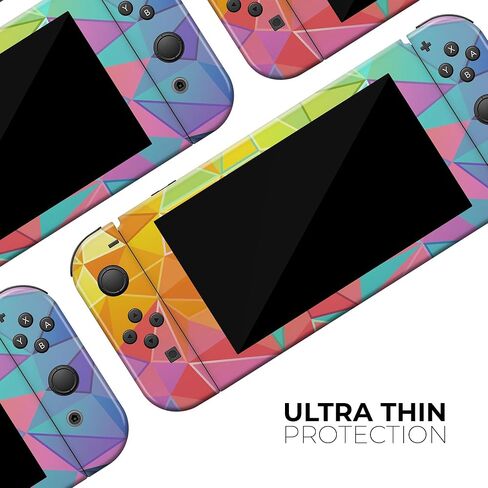 Design Skinz - Compatible with Nintendo DSi XL - Skin Decal Protective Scratch-Resistant Removable Vinyl Wrap Cover - Retro Geometric in Saudi Arabia