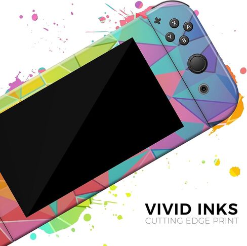 Design Skinz - Compatible with Nintendo DSi XL - Skin Decal Protective Scratch-Resistant Removable Vinyl Wrap Cover - Retro Geometric in Saudi Arabia