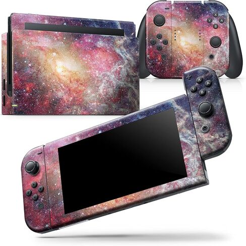 تصميم Skinz متوافق مع ملصق Nintendo DSi XL الجلدي الواقي المقاوم للخدش وقابل للإزالة من الفينيل - انفجار الفضاء النيون سوبر نوفا in Saudi Arabia