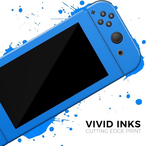 Design Skinz - متوافق مع Nintendo DSi XL - غطاء حماية من الفينيل قابل للإزالة ومقاوم للخدش - أزرق خالص in Saudi Arabia