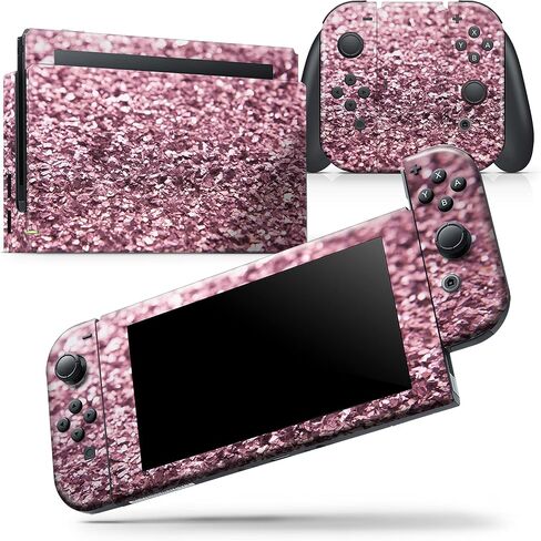 Design Skinz - متوافق مع Nintendo DSi XL - غطاء حماية من الفينيل قابل للإزالة ومقاوم للخدش - بصيص وردي رقيق in Saudi Arabia