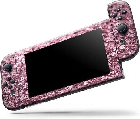 Design Skinz - متوافق مع Nintendo DSi XL - غطاء حماية من الفينيل قابل للإزالة ومقاوم للخدش - بصيص وردي رقيق in Saudi Arabia
