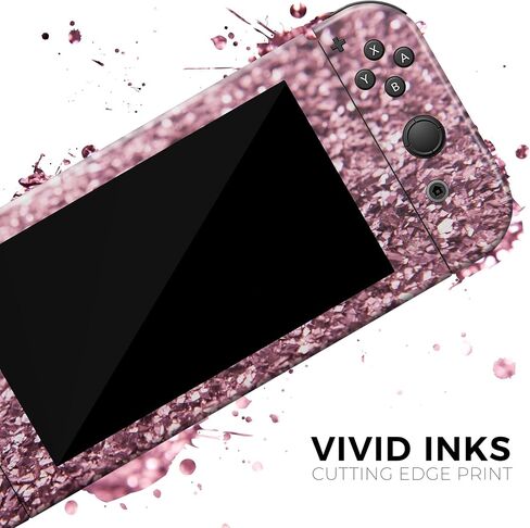 Design Skinz - متوافق مع Nintendo DSi XL - غطاء حماية من الفينيل قابل للإزالة ومقاوم للخدش - بصيص وردي رقيق in Saudi Arabia