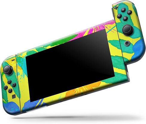 Design Skinz - متوافق مع Nintendo DSi XL - غطاء حماية من الفينيل مقاوم للخدش وقابل للإزالة - فلورسنت استوائي v2 in Saudi Arabia