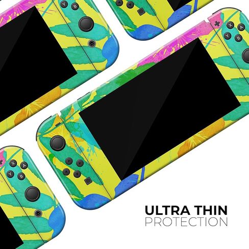 Design Skinz - متوافق مع Nintendo DSi XL - غطاء حماية من الفينيل مقاوم للخدش وقابل للإزالة - فلورسنت استوائي v2 in Saudi Arabia